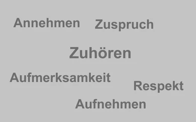 Wortsammlung: Was bedeutet Zuhören