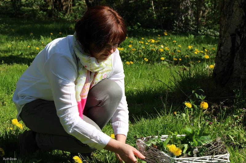 Ruth Ross, Wildkräuter- und Heilpflanzenpädagogin rund um Eslohe